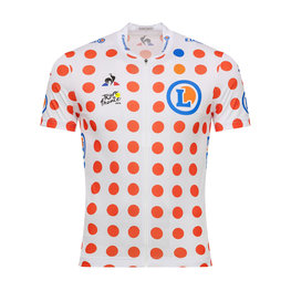 Tricou de ciclism cu mânecă scurtă - TOUR DE FRANCE 2019 - roșu/alb