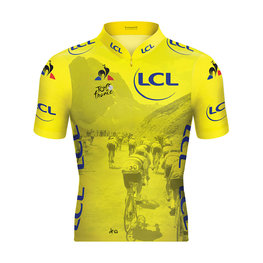 Tricou de ciclism cu mânecă scurtă - TOUR DE FRANCE 2019 - galben