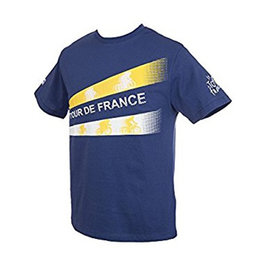 Tricou de ciclism cu mânecă scurtă - TOUR DE FRANCE - albastru