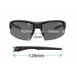 TIFOSI Ochelari de ciclism - CRIT - negru