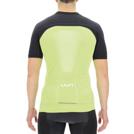 UYN Tricou de ciclism cu mânecă scurtă - BIKING GRANFONDO - negru/verde