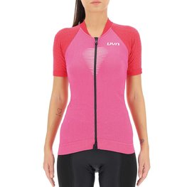 UYN Tricou de ciclism cu mânecă scurtă - GRANFONDO LADY - roz