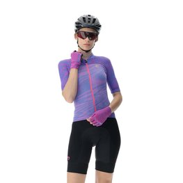 UYN Tricou de ciclism cu mânecă scurtă - BIKING WAVE LADY - mov