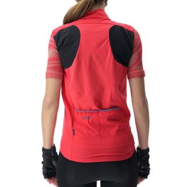 UYN Vestă de ciclism - ULTRALIGHT WIND LADY - roz/negru
