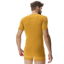 UYN Tricou de ciclism cu mânecă scurtă - MOTYON - galben