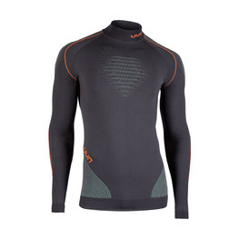 UYN Tricou de ciclism cu mânecă lungă - EVOLUTYON - verde/negru