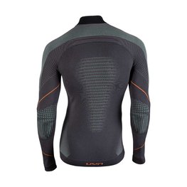 UYN Tricou de ciclism cu mânecă lungă - EVOLUTYON - verde/negru