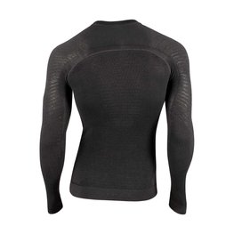 UYN Tricou de ciclism cu mânecă lungă - FUSYON CASHMERE - negru