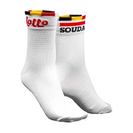 Șosete clasice de ciclism - LOTTO SOUDAL 2020 - alb