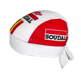Bandană de ciclism - LOTTO SOUDAL 2019 - alb/roșu