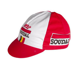 Șapcă de ciclism - LOTTO SOUDAL 2019 - roșu/alb