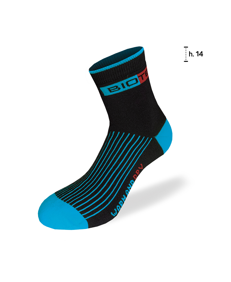 Biotex TERMO șosete - black/light blue unisex negru/albastru 43-44