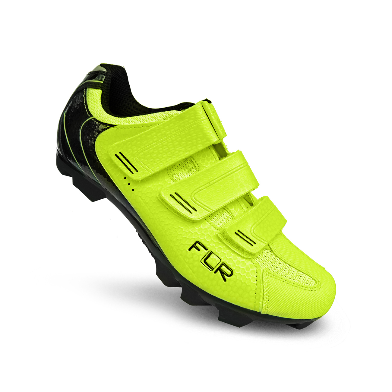 FLR F-55 MTB pantofi de ciclism - yellow neon/black unisex negru/galben 47