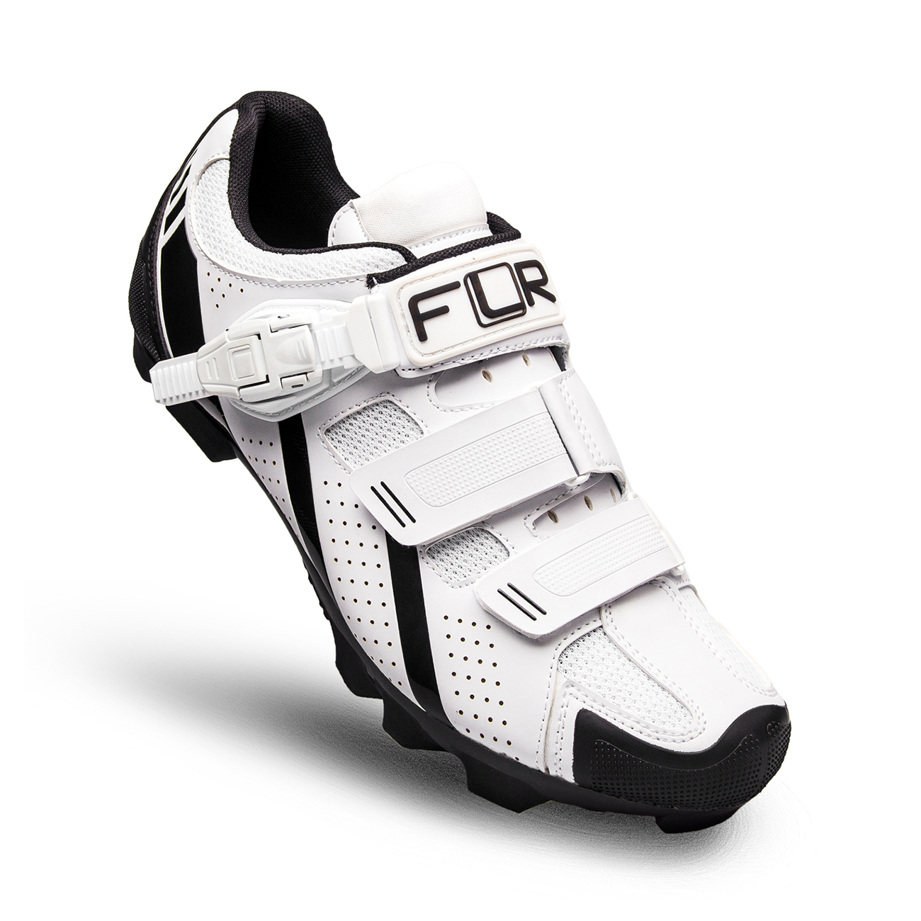 FLR F-65 MTB pantofi de ciclism - white/black unisex negru/alb 48