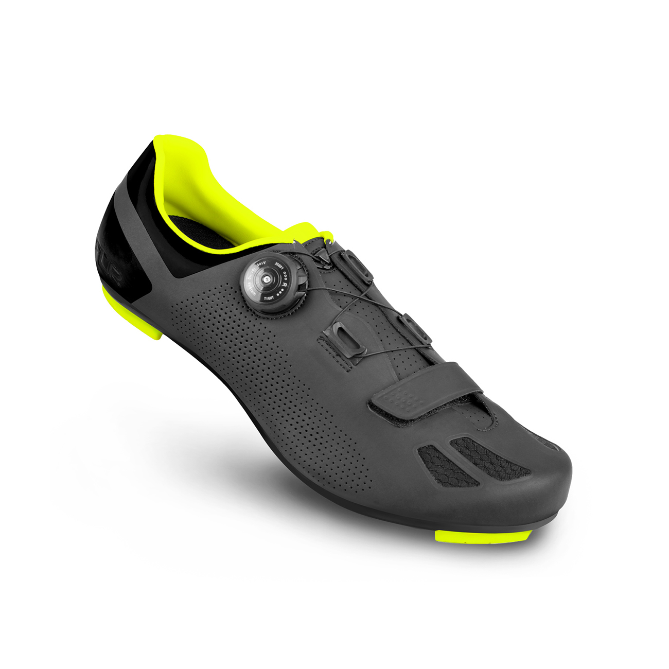 FLR F-11 pantofi de ciclism - black/neon yellow unisex negru/galben 46