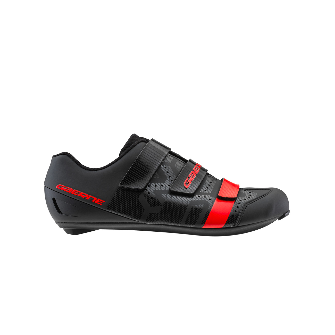 Gaerne RECORD pantofi pentru ciclism - matt black/red roșu/negru 41
