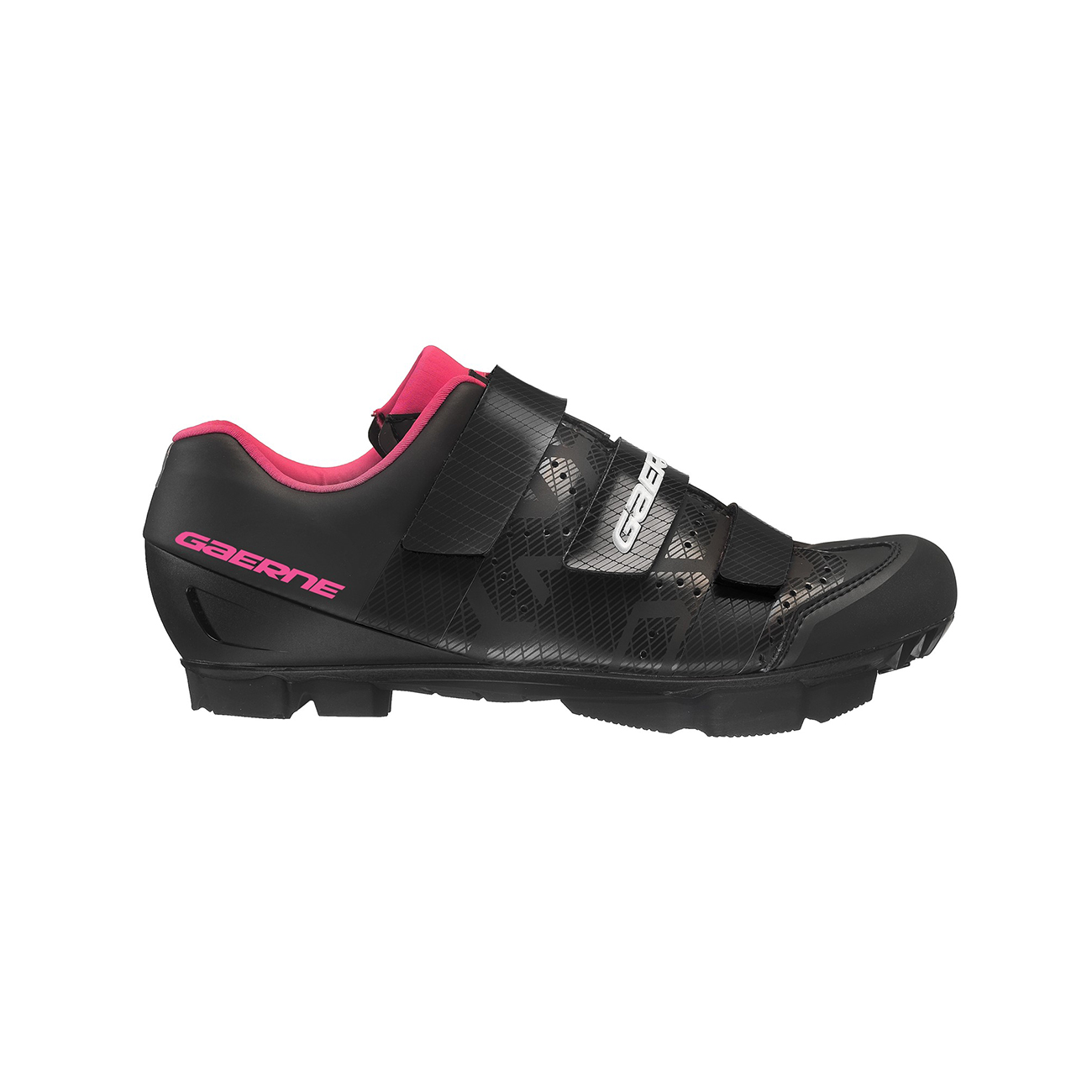 Gaerne LASER LADY MTB pantofi pentru ciclism - black/fuchsia roz/negru 37