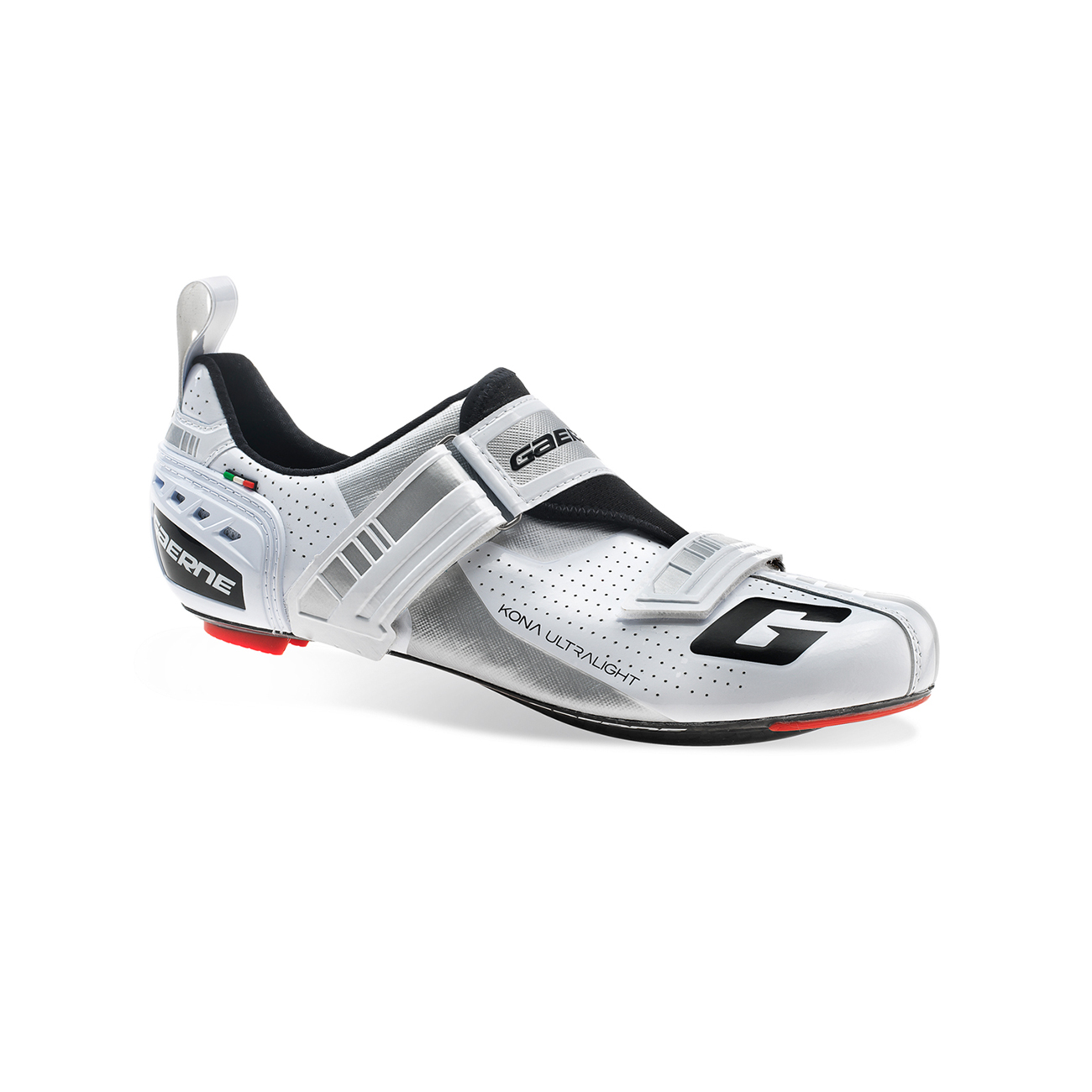 Gaerne KONA pantofi pentru ciclism - white unisex alb/negru 42,5