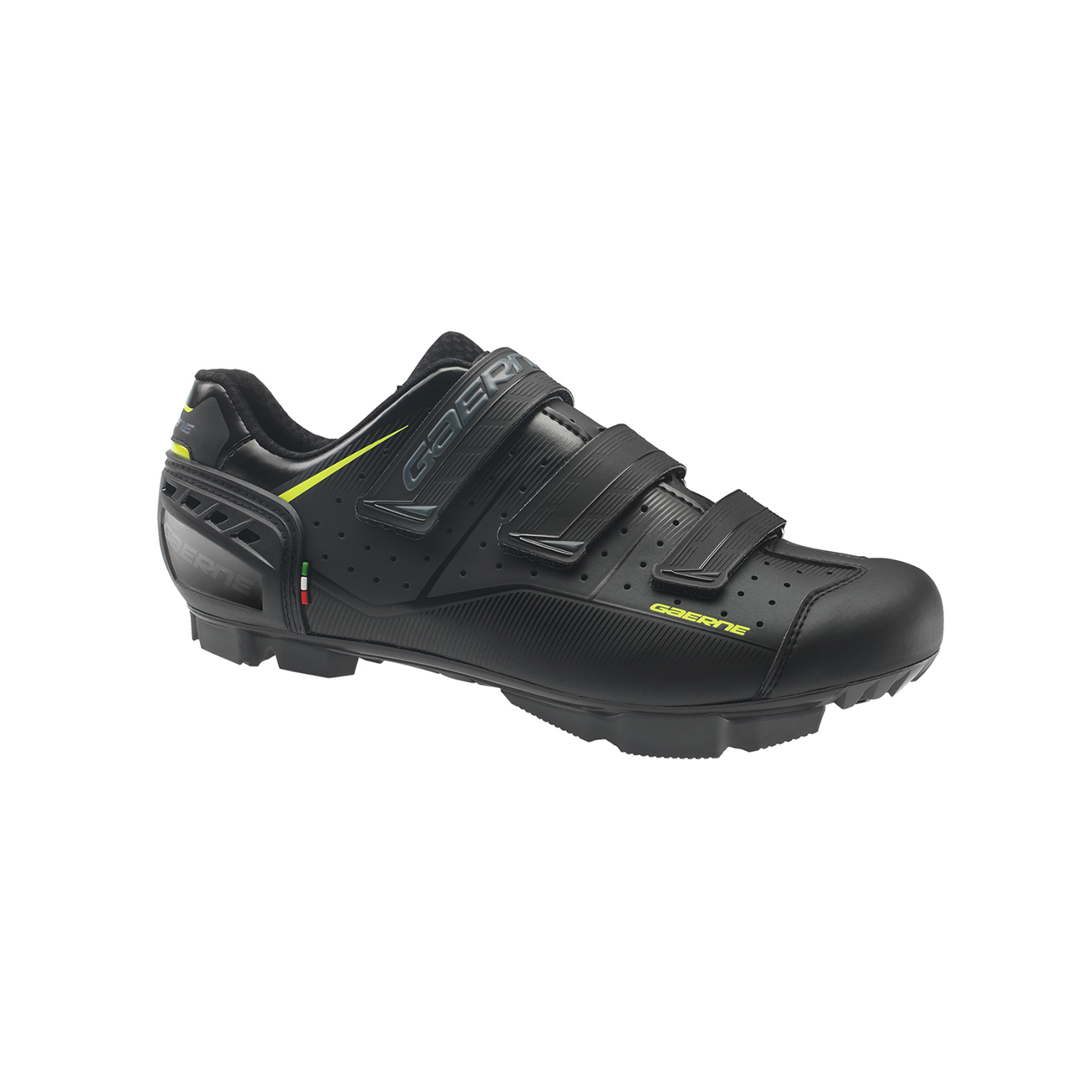 Gaerne LASER MTB pantofi pentru ciclism - black/yellow galben/negru 38