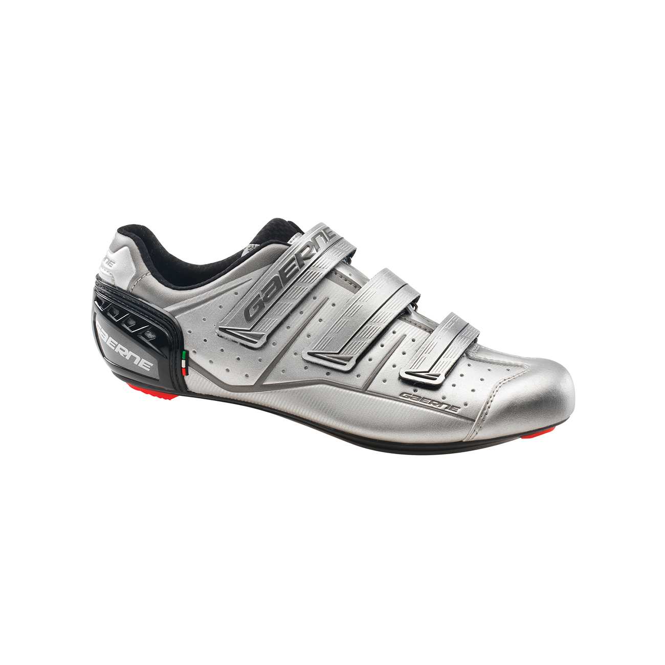Gaerne RECORD pantofi pentru ciclism - silver negru/argintiu 37