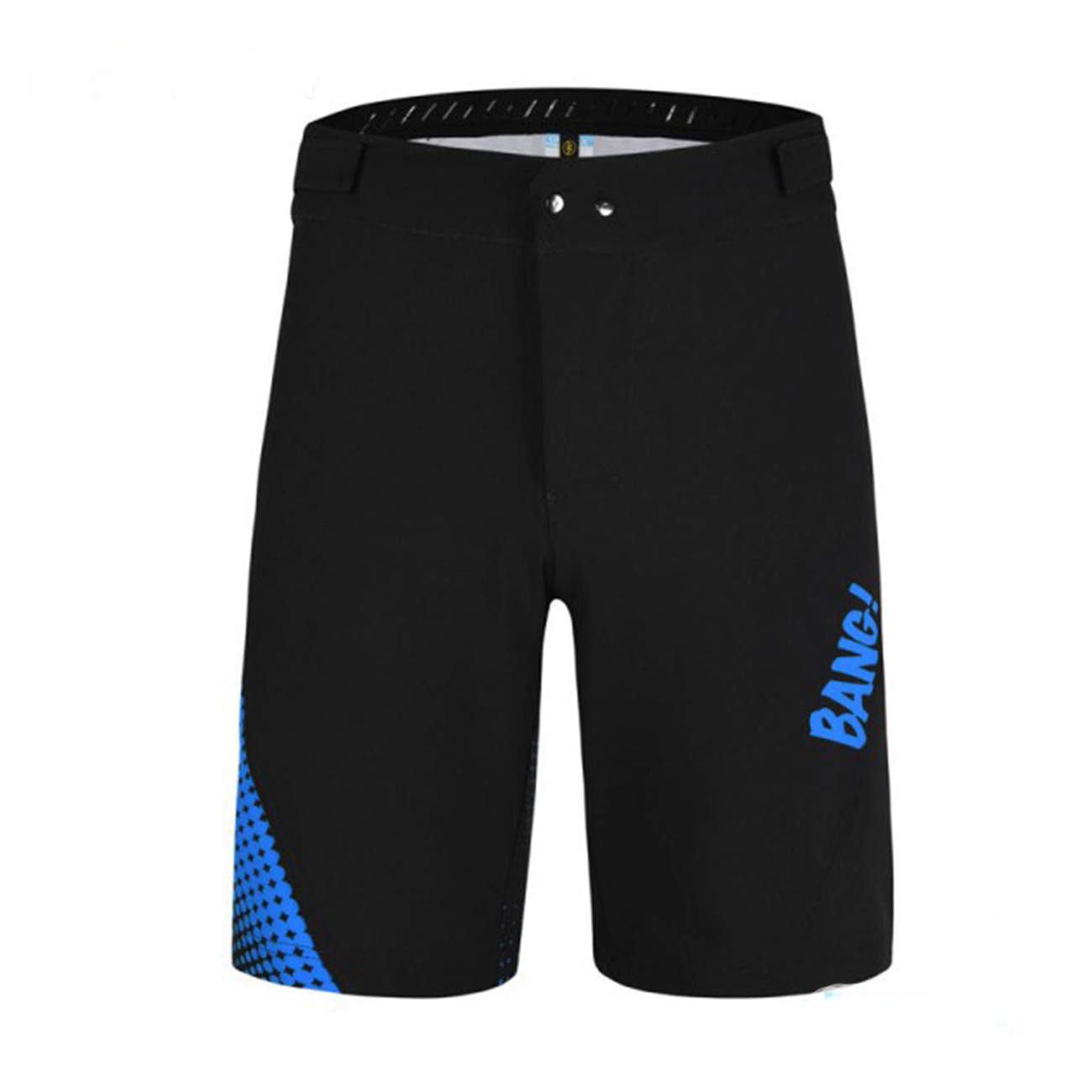 Monton BANG MTB pantaloni scurți - black/blue albastru/negru 2XL