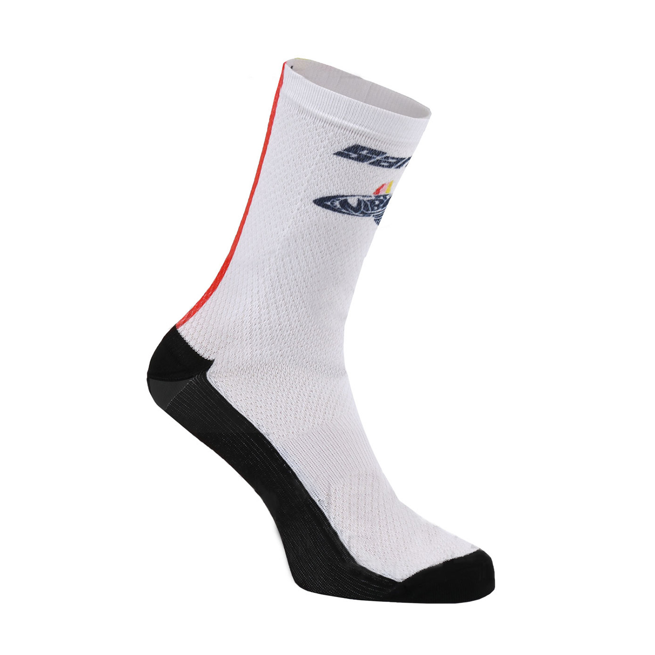 Santini NIBALI șosete - white/multicolor unisex multicolor/alb 36-39