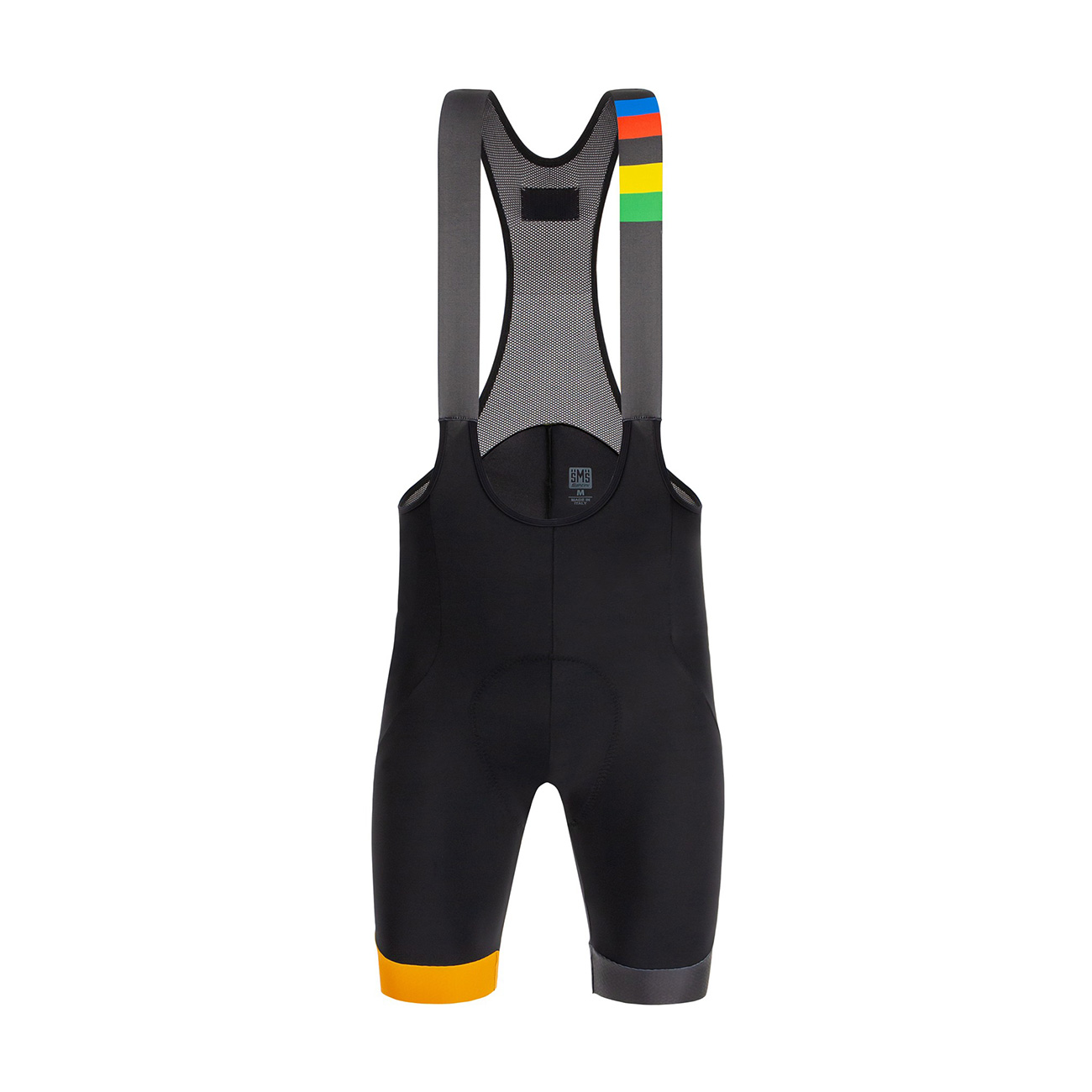 Santini EYES pantaloni - black/orange male portocaliu/negru L