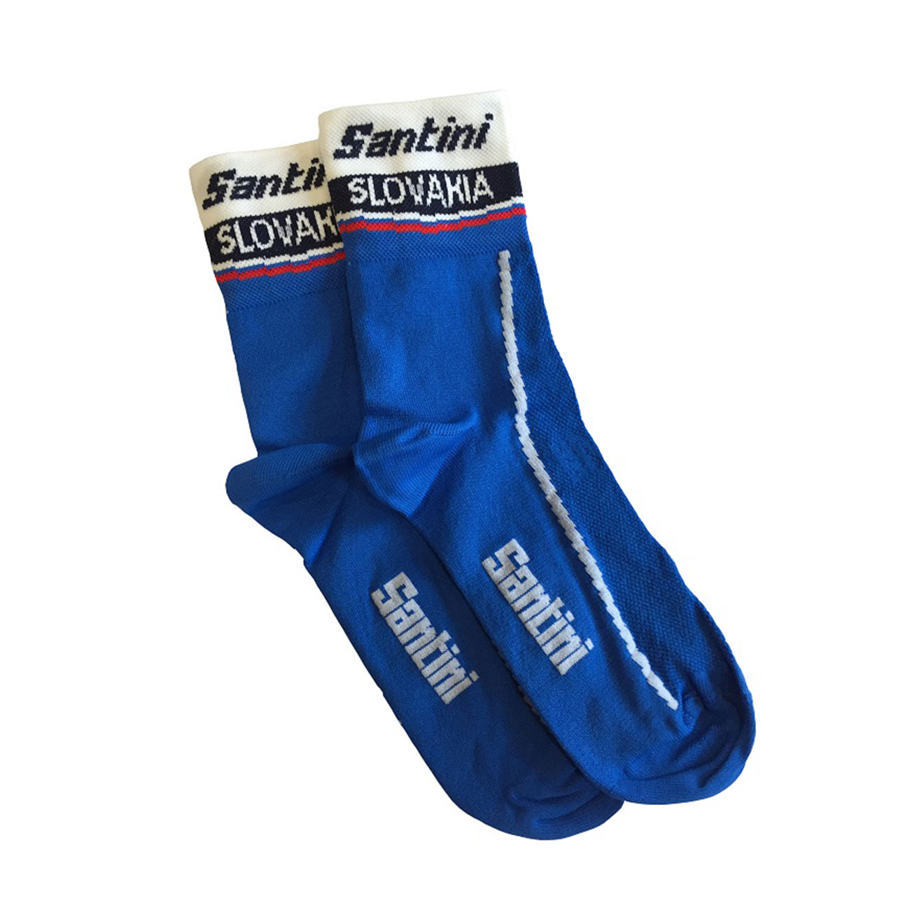 Santini TEAM SLOVAKIA 2017 șosete - blue unisex albastru XS-S