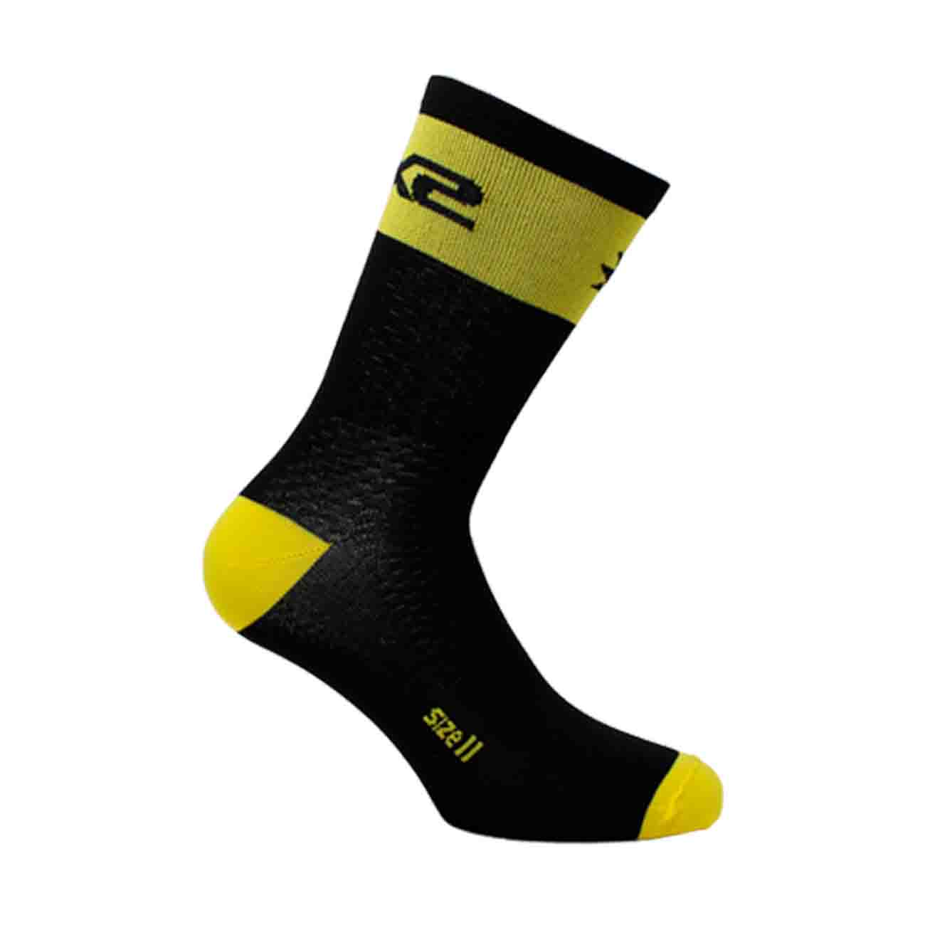 Six2 SHORT LOGO șosete - black/yellow unisex galben/negru 40-43
