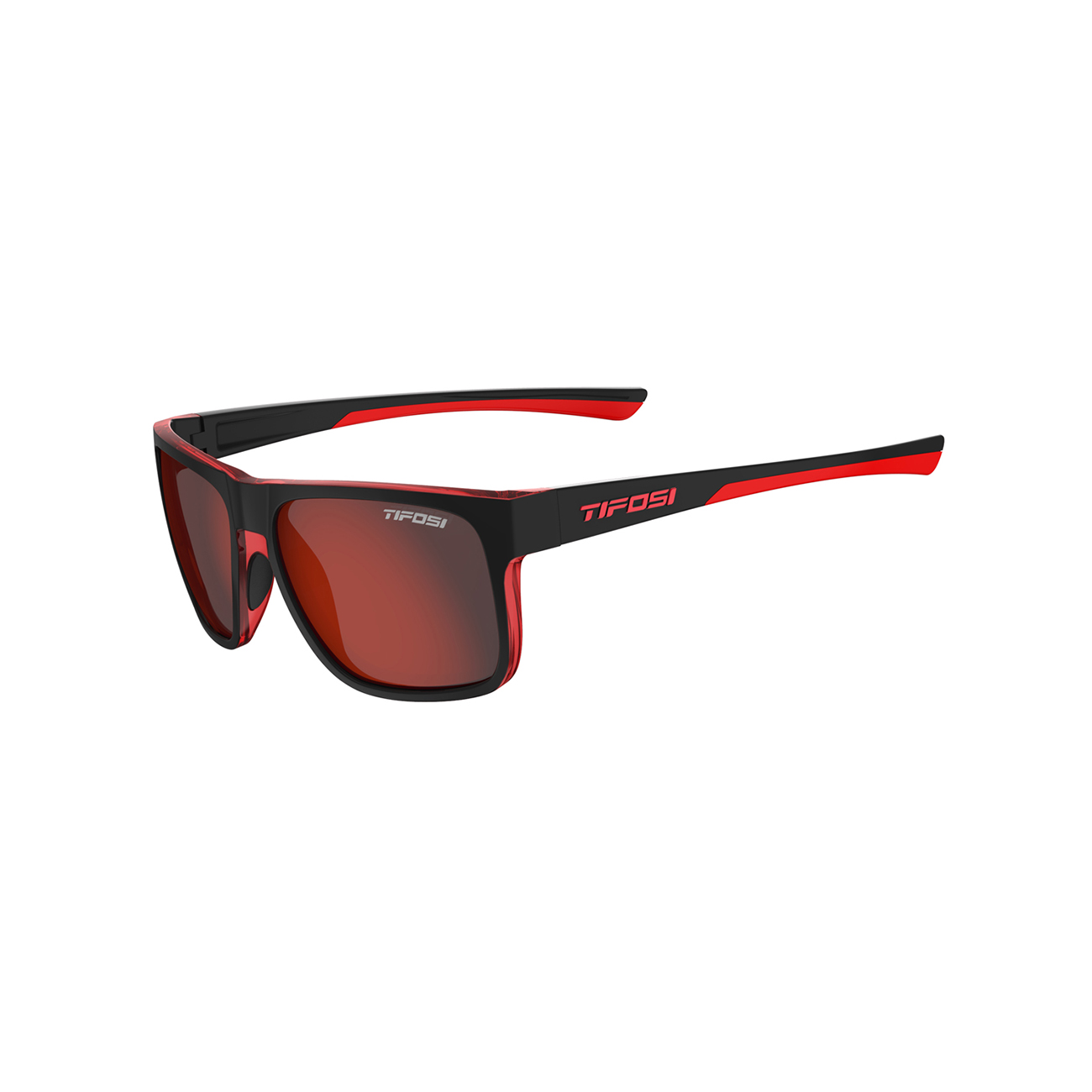 Tifosi SWICK ochelari - satin black/crimso male roșu/negru UNI
